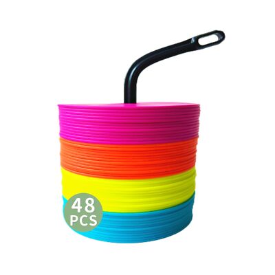 Flat Cones, Soccer Cones, Spot Markers, Field Court Markers, Sit Spots, Flat ...