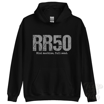 RR50: Mini Machine, Full Send Hoodie Motorrad Biker