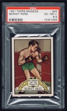 1951 Topps Ringsidee #45 Barney Ross - PSA EX-MT 6.5