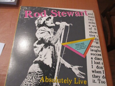 Rod Stewart-2 LP set-Absolutely Live-Strong VG (play tested)-Warner Bros/1982/GF