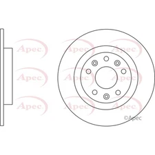 Apec Rear Brake Disc DSK3131 - OE High Quality Precision Engineered Part