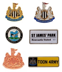 Newcastle United FC Badges - 6 Different - Official ...