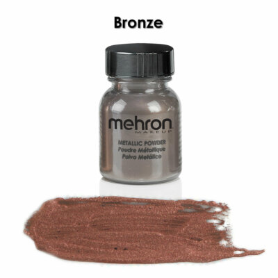 MEHRON METALLIC POWDER GOLD SILVER COPPER BRONZE FACE BODY TV STAGE MAKEUP