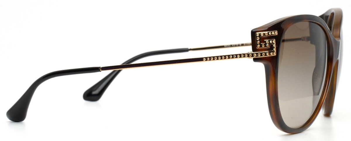 VERSACE 4316-B 5148/13 Tortoise Womens Oval Gradient Sunglasses 57