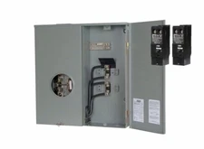 Siemens MM0404B1400RLM, 400A Meter Socket Circuit Breaker Box w/Two 200A Breaker