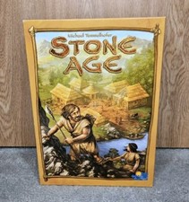 Stone Age Board Game w/ Leather Cup Rio Grande Games