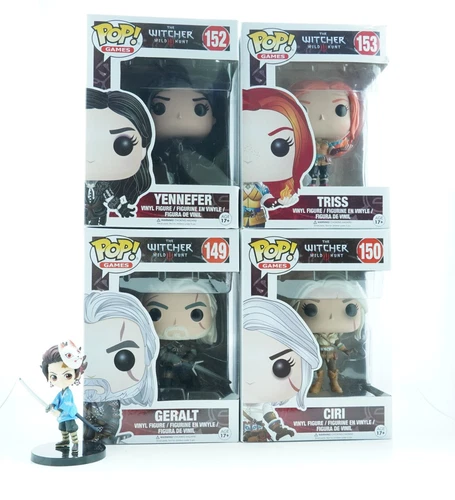 Funko Pop! Games - The Witcher 3: Wild Hunt Yennefer, Triss, Ciri and Geralt US