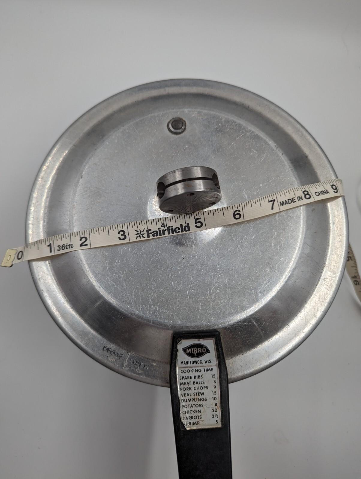 Mirro Matic Pressure Cooker 4 Quart Model M-0404 Complete With Gasket & Jiggler 