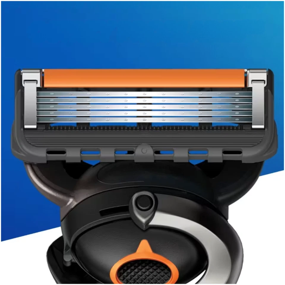 RAZOR BLADES FOR GILLETTE FUSION 5 PROGLIDE STAINLESS STEEL BLADES REPLACEMENT RAZOR - Image 3 of 4