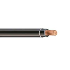 75' 4 AWG Copper THHN THWN-2 Building Wire Black 600V