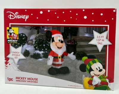 ★ エアー バルーン 電飾 人形 ミッキーマウス サンタ クリスマス Xmas Telco Mickey Mouse Animated Music Motionette Santa Claus Xmas