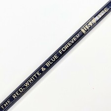 Vintage Red White  Blue Forever Patriotic Wood Pencil 1776 USA America G24