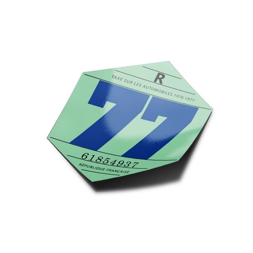 AUTOCOLLANTS Stickers VIGNETTES Vintage Voiture Pare Brise Année Taxe Fiscale - Photo 33/123