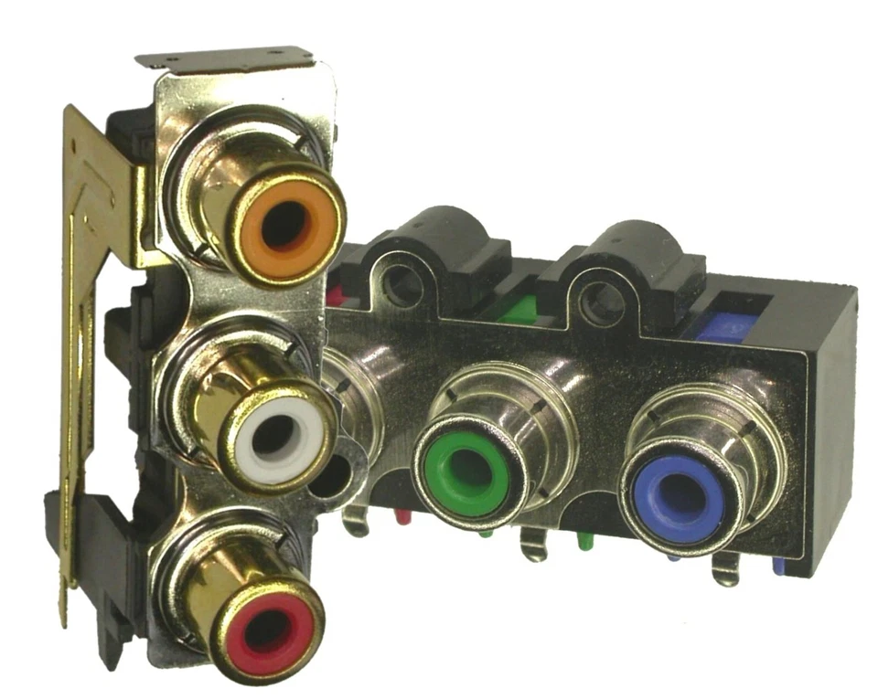 LIH SHENG Cinch Buchse 3 polig, RCA in verschiedenen Farbkombinationen und Ausführungen