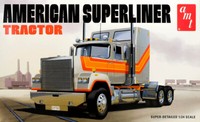 American Superliner Tractor Truck Lkw 1:24 Amt Model Kit Bausatz AMT1235
