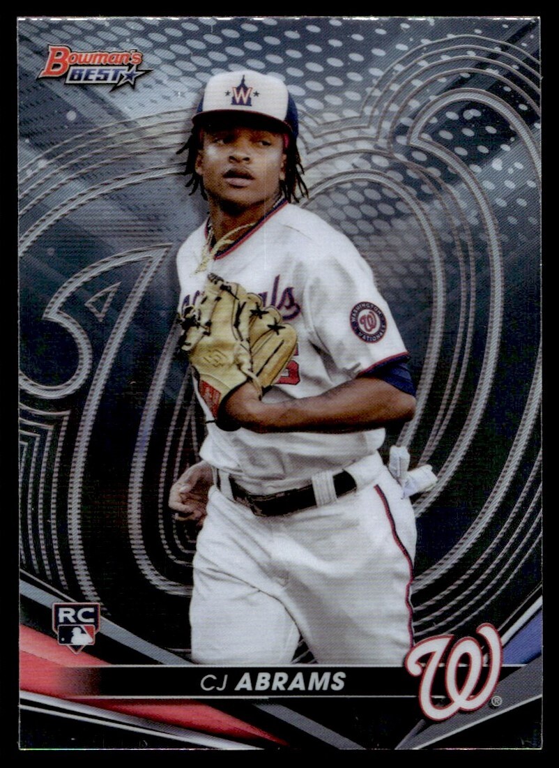 2022 Bowman's Best CJ Abrams Rookie G102 Washington Nationals #49