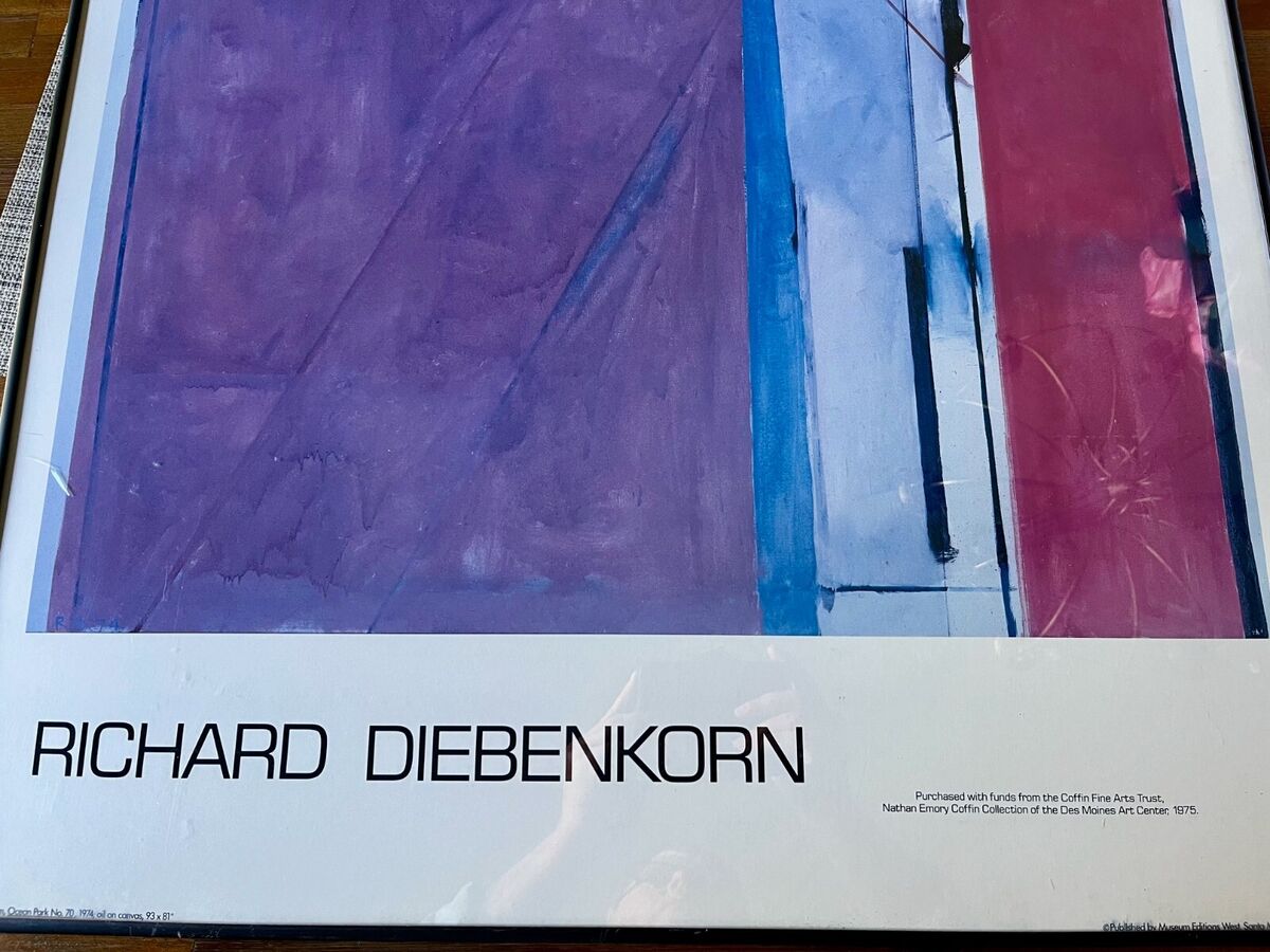 Richard Diebenkorn Lithograph Print Poster 