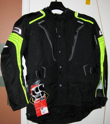 IXS SARAGOSA Gore-Tex Adventure Motorcycle Jacket  XXXL 48-51 Black MSRP $539