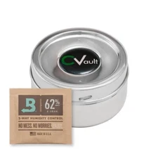 CVault Small Twist Humidity Controlled Storage Container Boveda Containers Jar