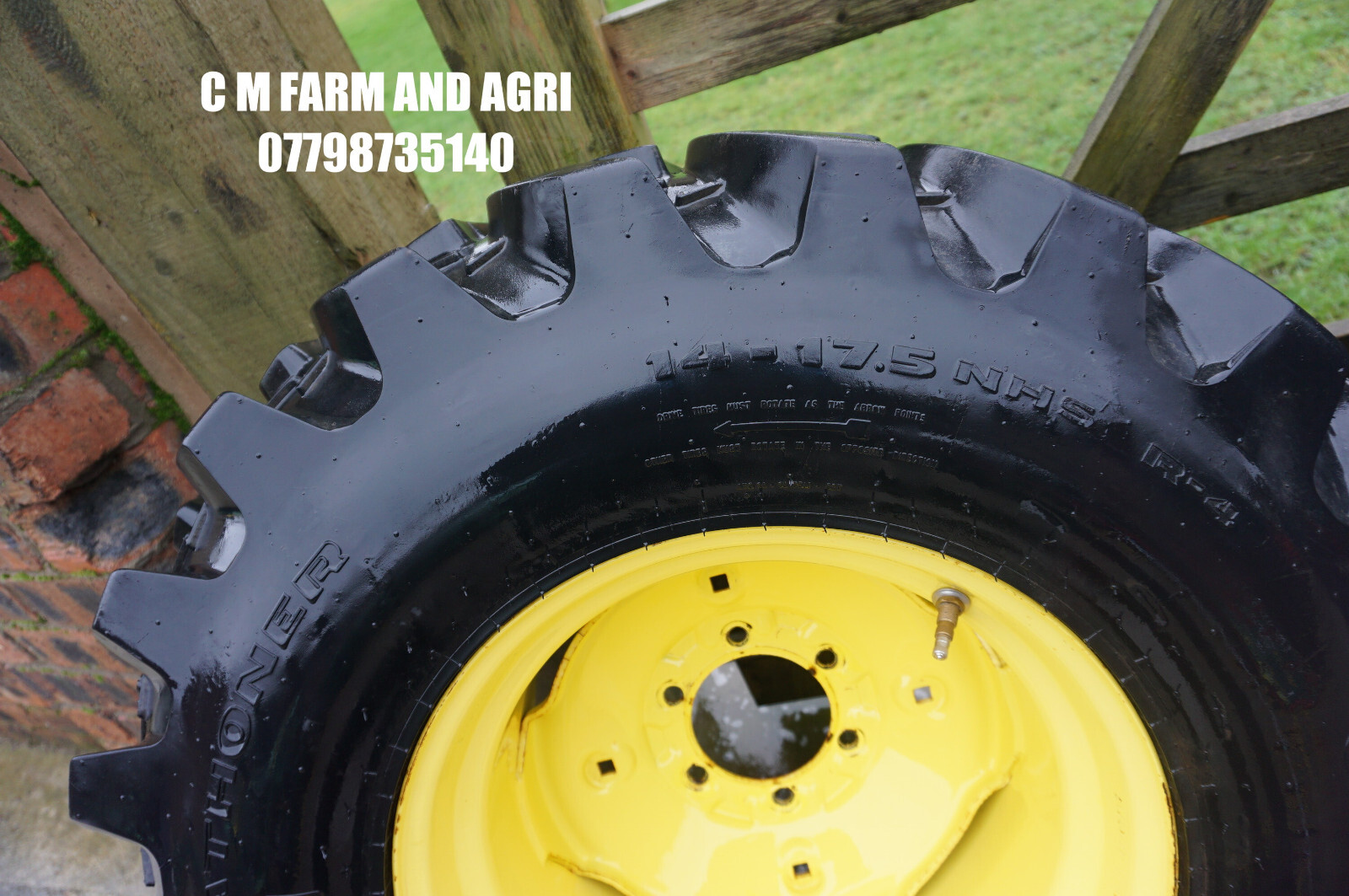 JOHN DEERE 2036R INDUSTRIAL COMPACT TRACTOR WHEELS & TYRES * NO VAT* eBay