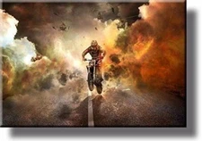 Motorcycle Picture on Stretched Canvas, Wall Art Décor, Ready to Hang!
