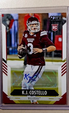 2021 Panini Score Rookies Signatures #391 K.J. Costello Auto RC Rookie Card