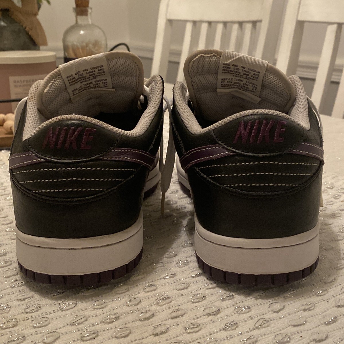 Nike Dunk Low 2009 Purple Black (317813 552) - Size W12 Nike Dunk Low 2009 Purple Black (317813 552) - Size W12