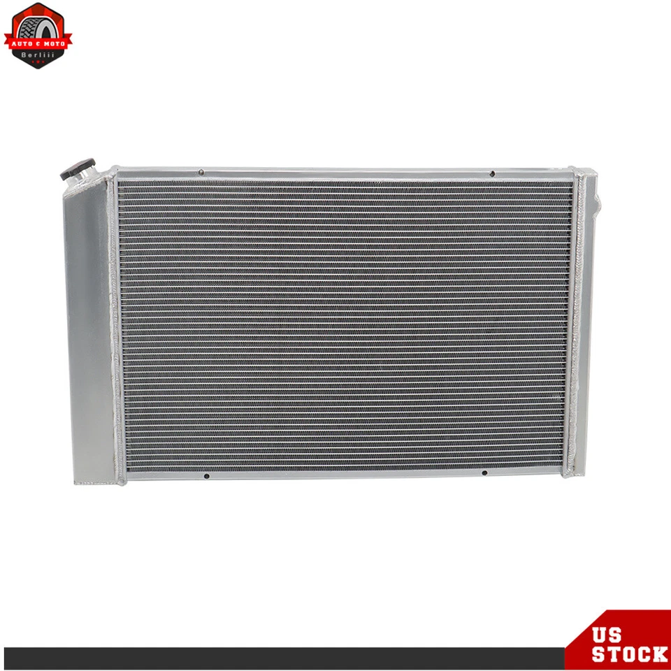 3 Row Aluminum Radiator For Chevy C10 C20 C30 K10 K20 /GMC C1500 C2500 1973-1987 - Image 3 of 4