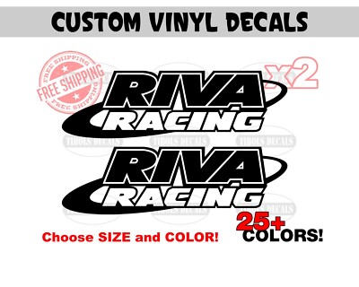 RIVA RACING Decal Riva Racing Sticker (one set) PWC Jetski Yamaha Seadoo Racing