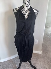 NWT Marciano Guess Black Goddess Draped Dress Sz S OLDOUT