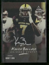 2018 Panini Luminance #RI-KB Kalen Ballage Draft Day Signatures Silver Auto RC