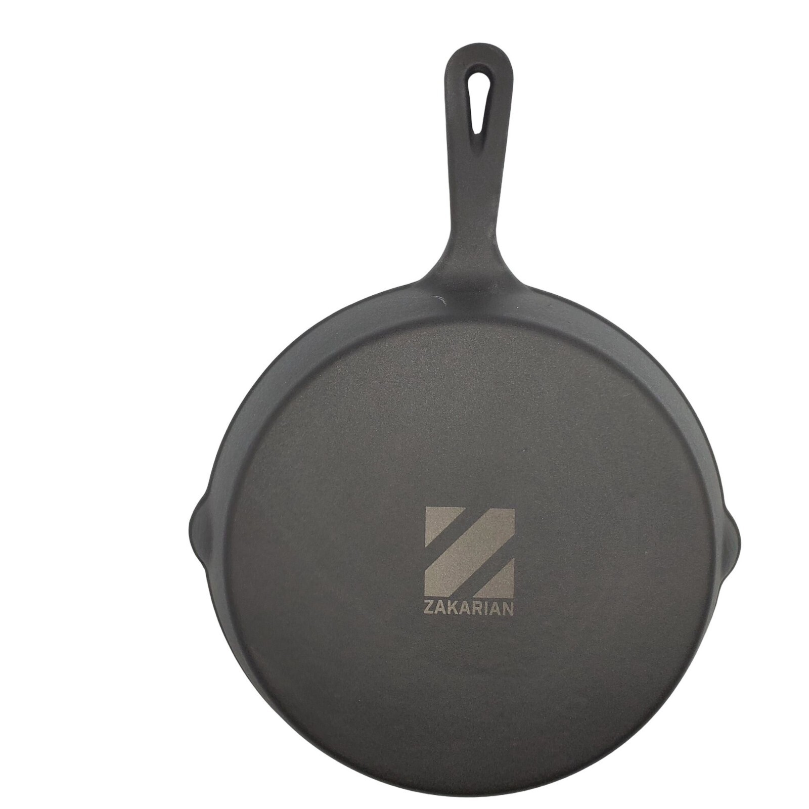 DASH Zakarian 11-Inch Nonstick Cast Iron Skillet - TruPro Coating, Pour Spouts, Black