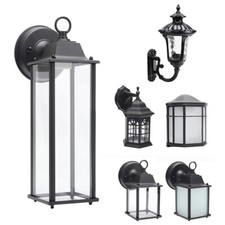 Outdoor Wall Light Traditional Garden Sconce Lantern Outside Lighting IP44 Patio
