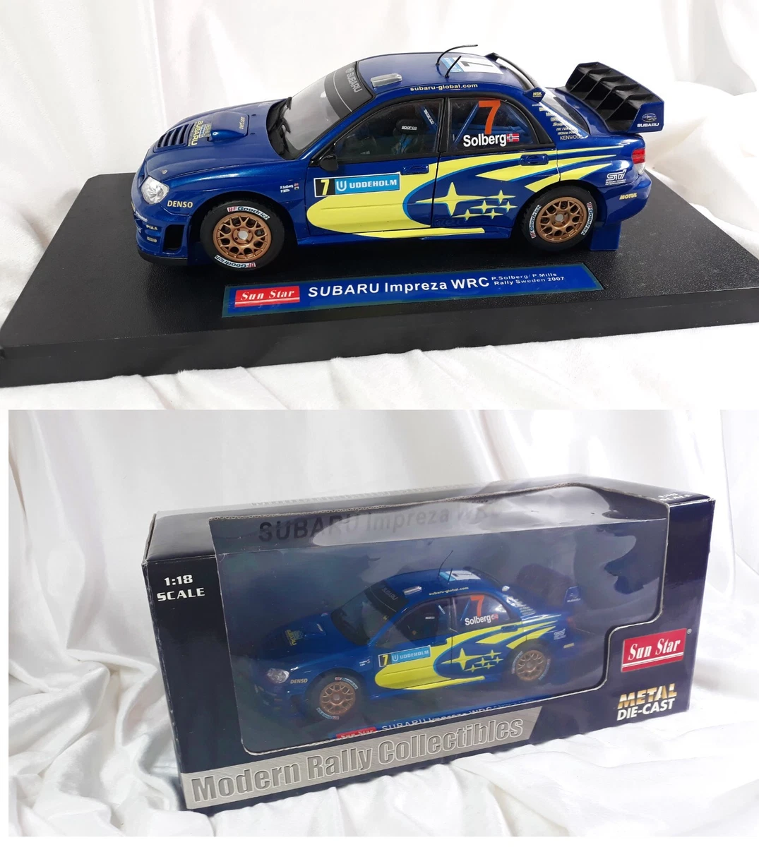 Sunstar 1/18 Subaru Impreza WRX 1996 Classic Ready To Rally