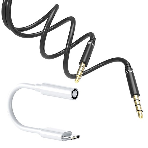 Type C Male to 3.5mm Earphone Jack Adapter Cable f Samsung Galaxy S23+ SM-S916U - 第 1/1 張圖片