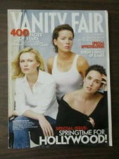 VANITY FAIR MAGAZINE APRIL 2002 HOLLYWOOD KIRSTEN DUNST JENNOFER CONNELLY WATTS