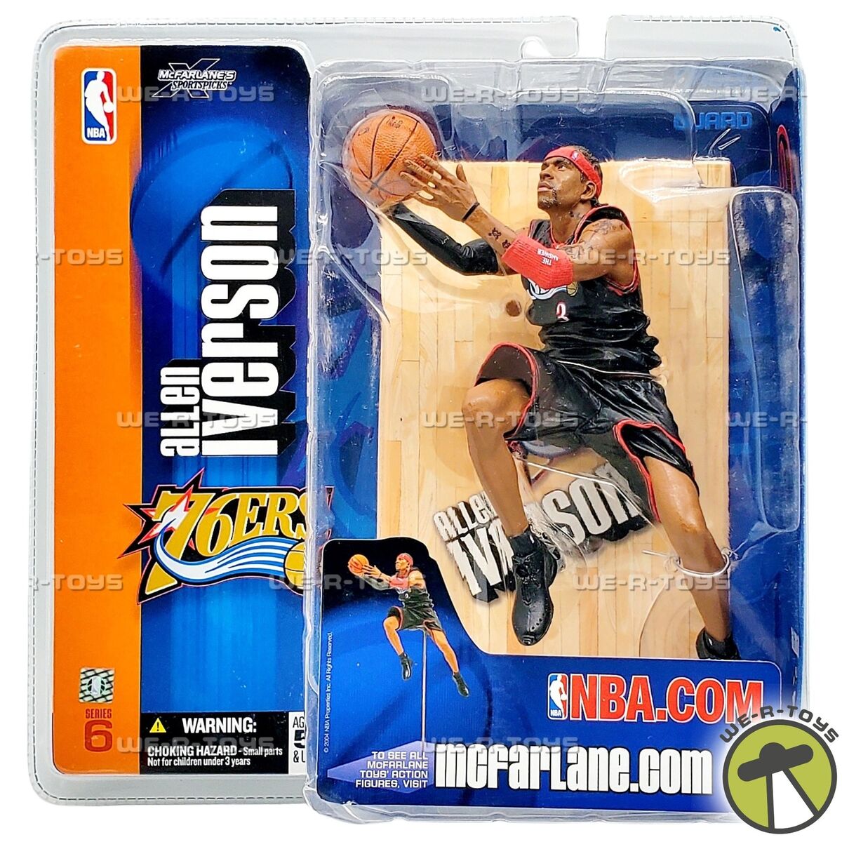 NBA Sports Picks Series 6 Allen Iverson Action Figure NBA Sports Picks Series 6 Allen Iverson Action Figure