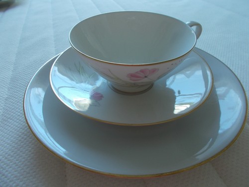 Vintage Rosenthal Bettina Pariser Fruchtbecher, Untertasse, Teller, Deutschland, 4 Sets - Bild 2 von 8