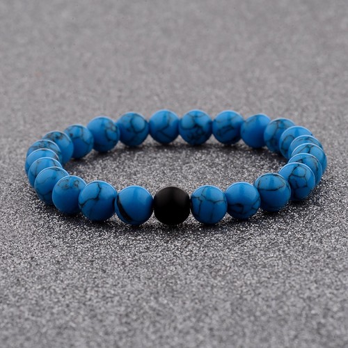 Couple His & Hers Distance Healing Bracelet Black Red Lava Bead Matching YinYang - Picture 41 of 156