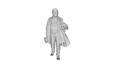 Printle H Homme 1077 Ältere Fat Mann 19th Century Figur für Dioramen Zug Sets