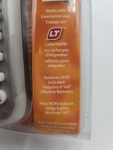 Dymo LetraTag Handheld Personal Label Maker Printer Silver Organizer SEALED - Picture 3 of 5