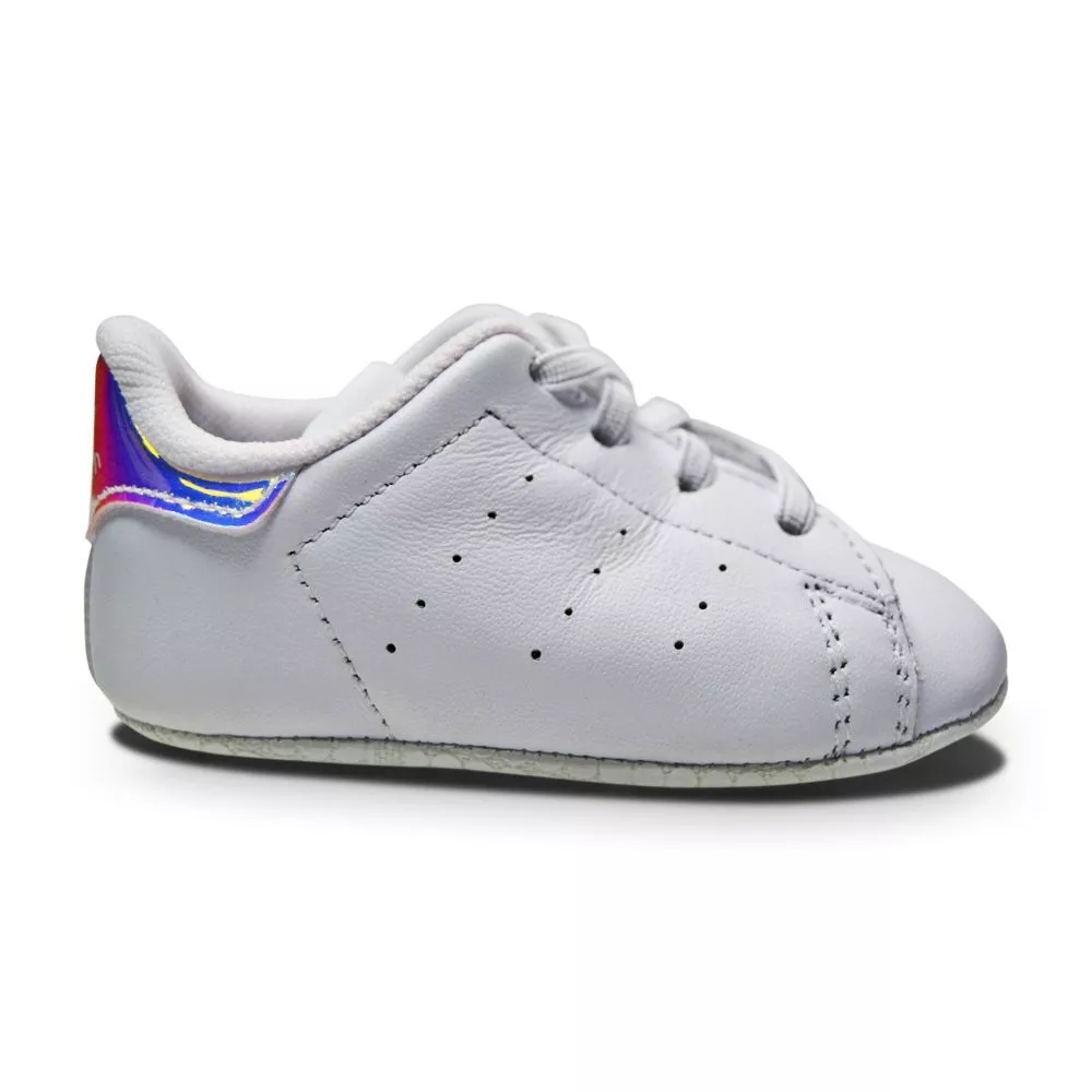 Babies Adidas Stan Smit Crib CG6543 FTWWHT SILVMT