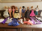 Lot Vintage Barbie Dolls Clothes Accessories 70’s  90’s Dresses Pants Ken