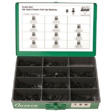 Auveco - 6542 - Gm Automobile/Automotive Chrys Push-Type Retainer Asst - Pack