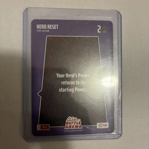 2026 BO JACKSON BATTLE ARENA HERO RESET 1ST EDITION PLAY CARD SP PL-4