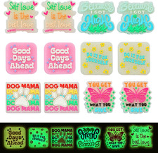 12Pcs Luminous Silicone Focal Beads for Pens Bulk Colorful Funny Silicone Beads