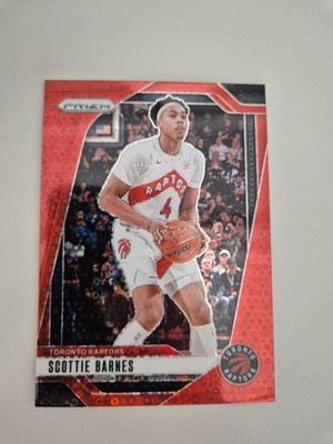 Scottie Barnes 2024 Panini Prizm #16 Fast Break Red /100 Color Match
