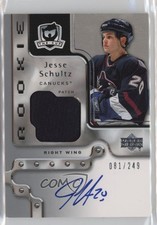 2006-07 Upper Deck The Cup Rookie 81/249 Jesse Schultz #166 Patch Auto 4f5