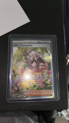 Pokémon AZ's Tranquility CRI Full Art Holo Trainer Card 120/086 English