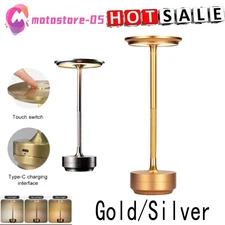 Cordless LED Touch Sensor Table Lamp Rechargeable Dimmable Bar Desk Night Light⭐